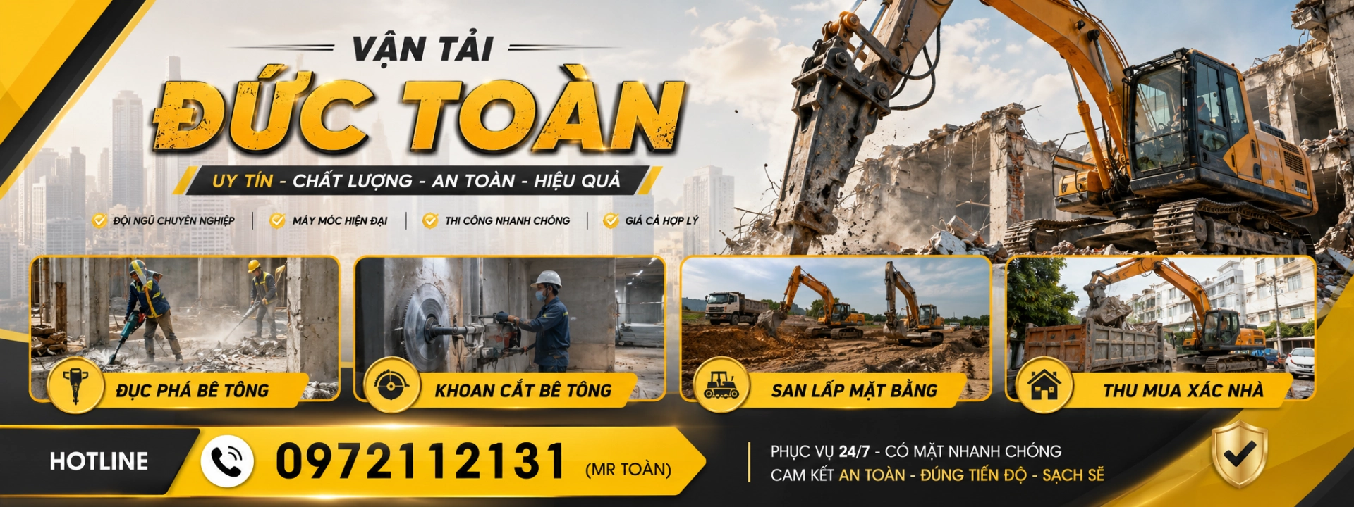 phá dỡ nhà xưởng chuyên nghiệp Quận 7